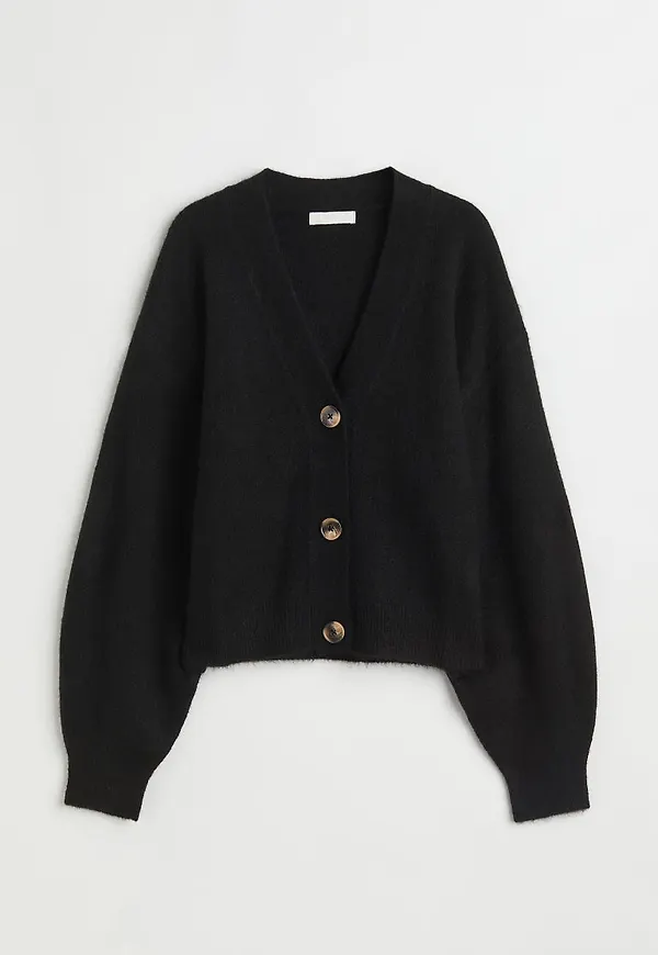 H & M - V-neck cardigan - Svart