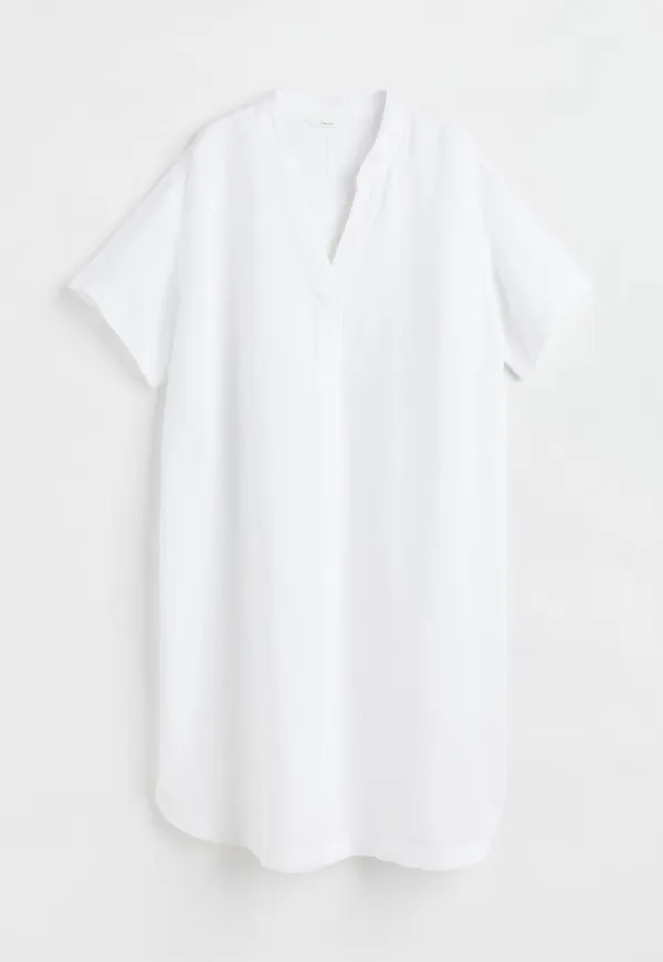 H & M - V-neck tunic - Vit