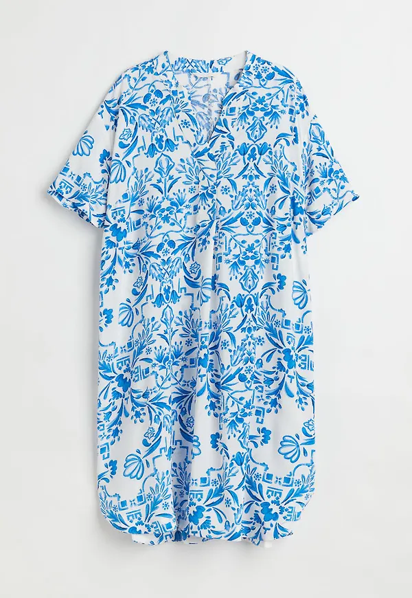 H & M - V-neck tunic - Vit