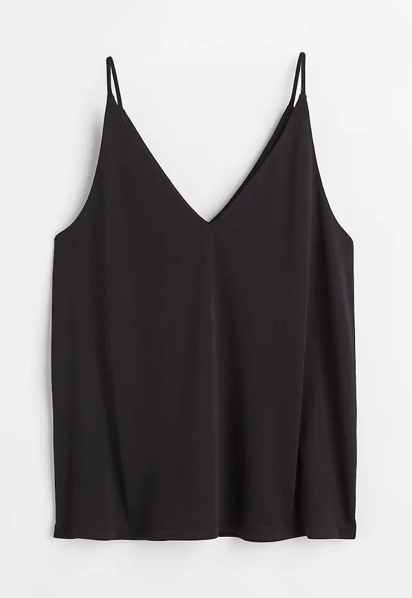 H & M - V-ringat linne - Svart