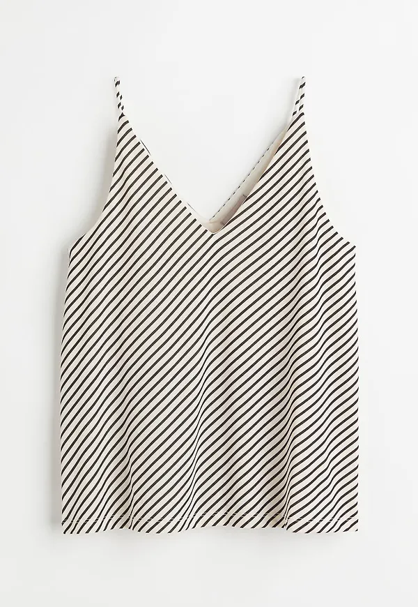 H & M - V-ringat linne - Svart