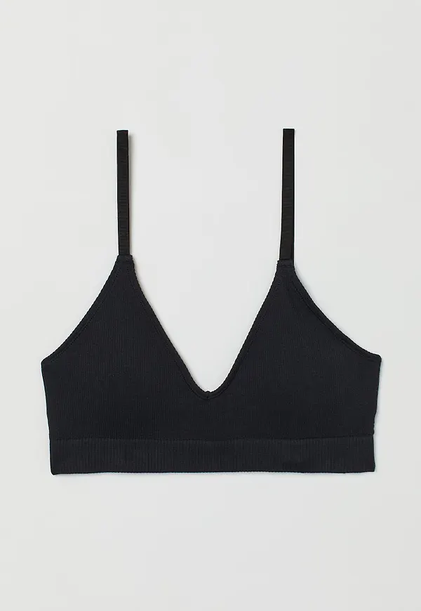 H & M - Vadderad bh - Svart