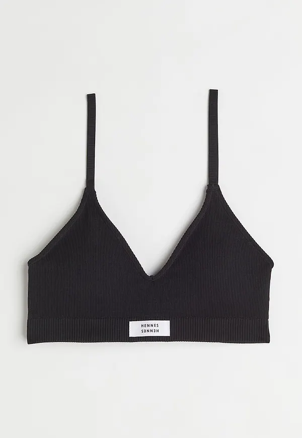 H & M - Vadderad bh - Svart