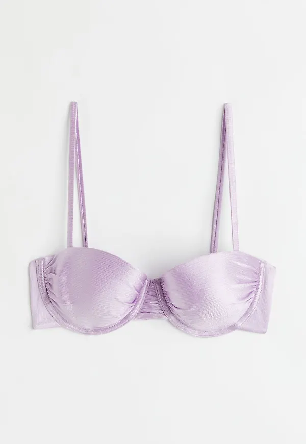 H & M - Vadderad bikini-bh - Lila