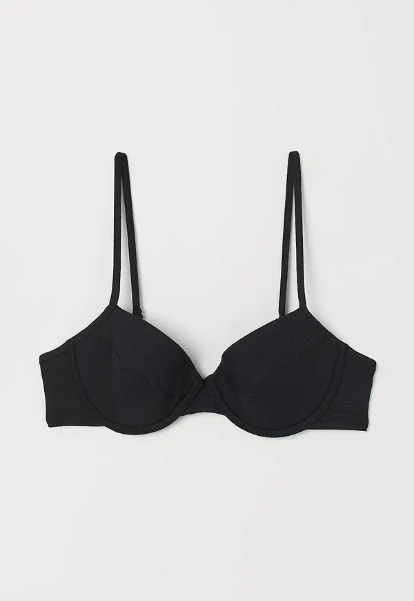 H & M - Vadderad bikini-bh - Svart