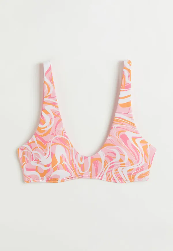 H & M - Vadderad bikinitopp - Rosa
