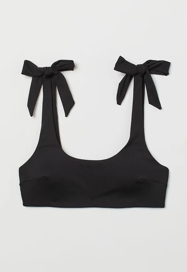 H & M - Vadderad bikinitopp - Svart