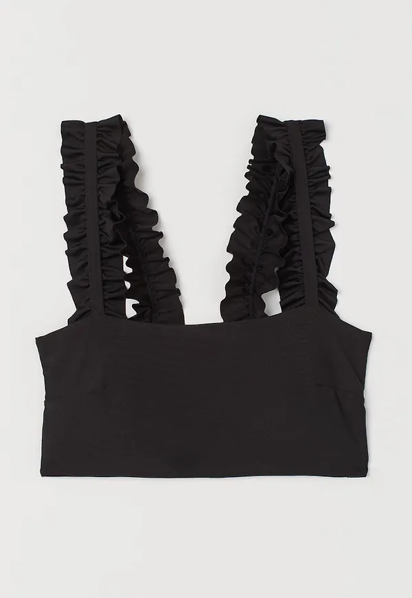 H & M - Vadderad bikinitopp - Svart