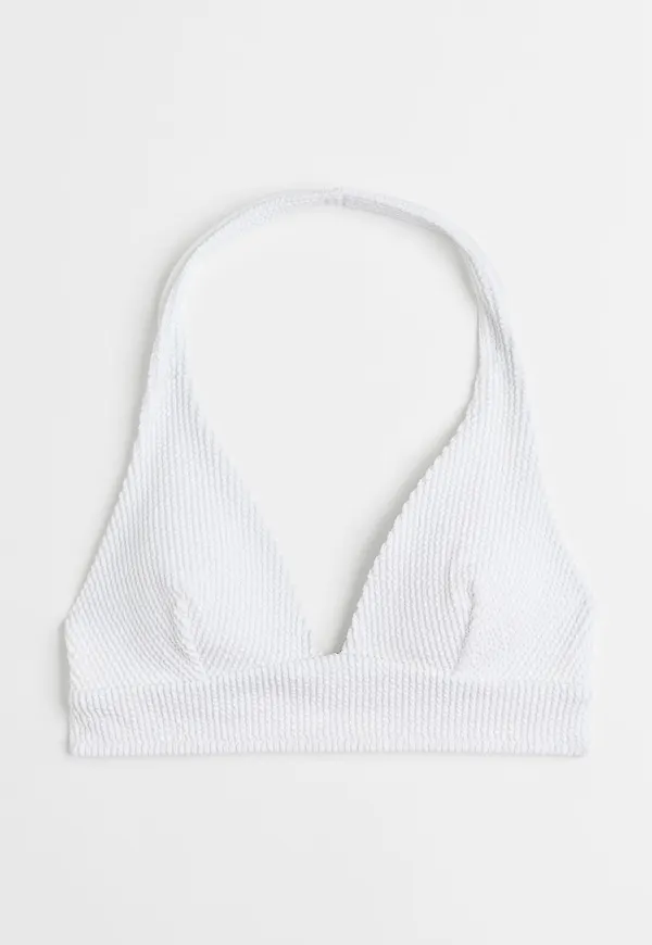 H & M - Vadderad bikinitopp - Vit