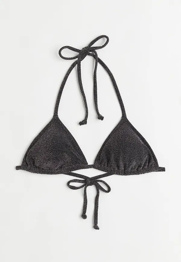 H & M - Vadderad trekantsbikini-bh - Svart
