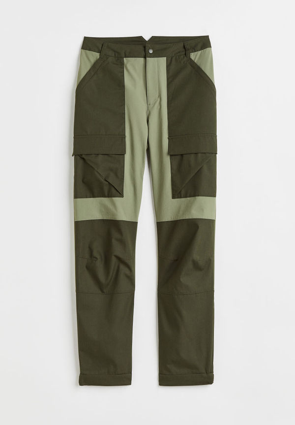 H & M - Vattenavvisande outdoorbyxa - Grön