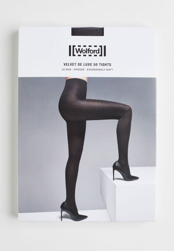 H & M - Velvet De Luxe 50 Tights - Grå