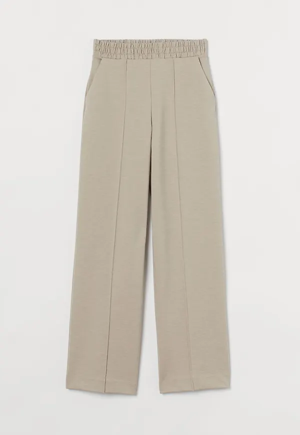 H & M - Vid byxa - Beige