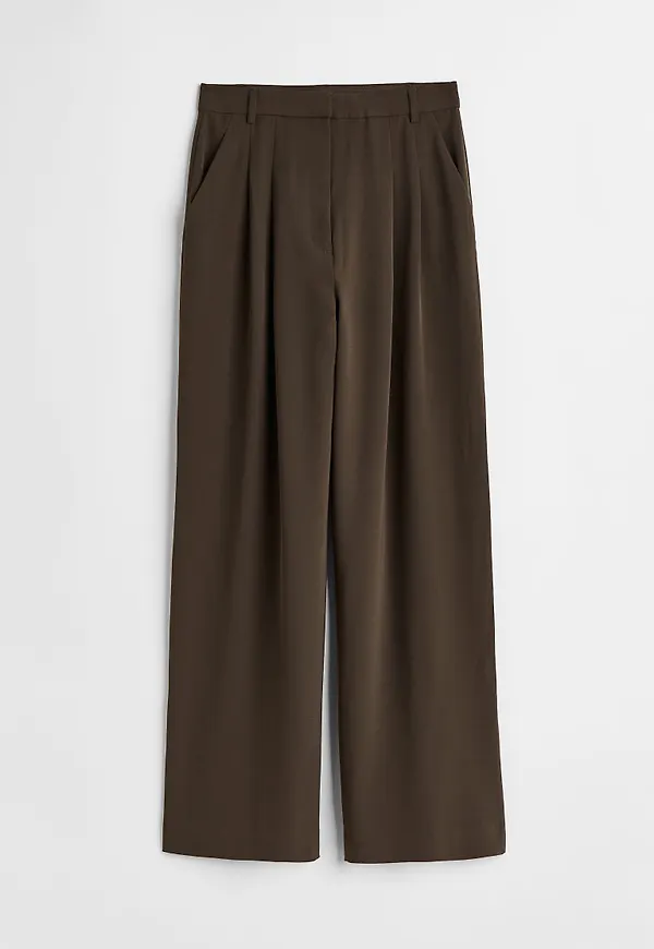 H & M - Vid byxa - Beige