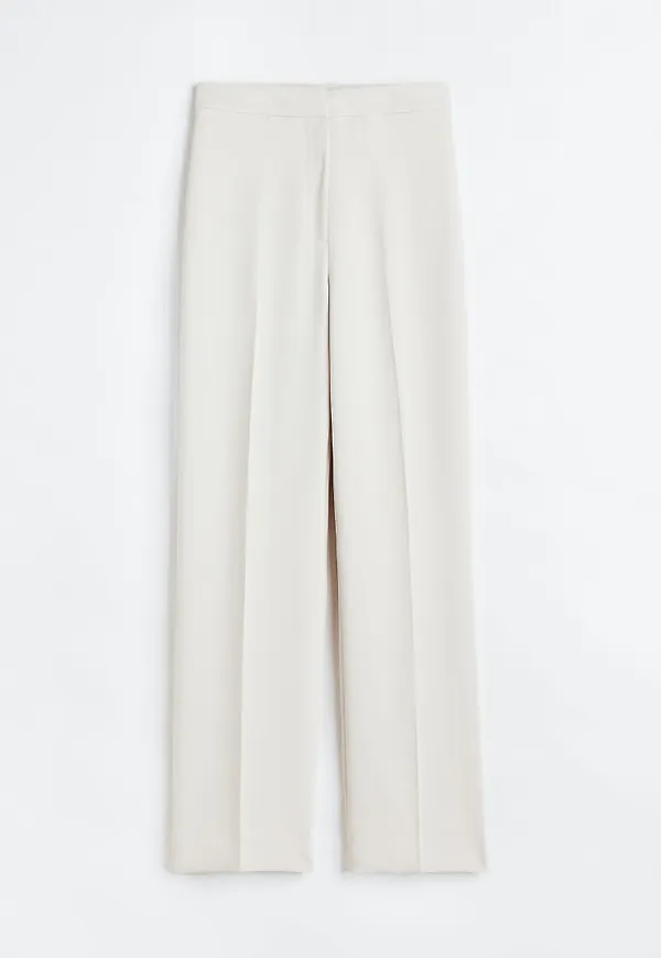 H & M - Vid byxa - Beige