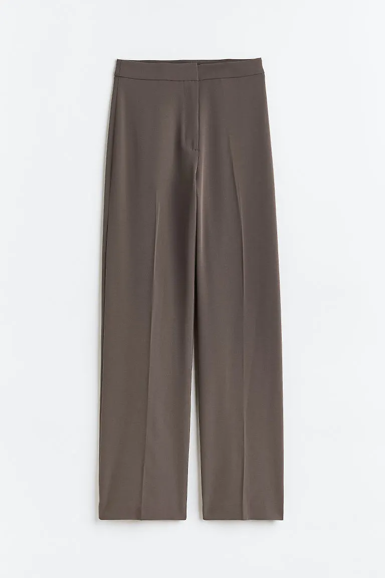 H & M - Vid byxa - Beige