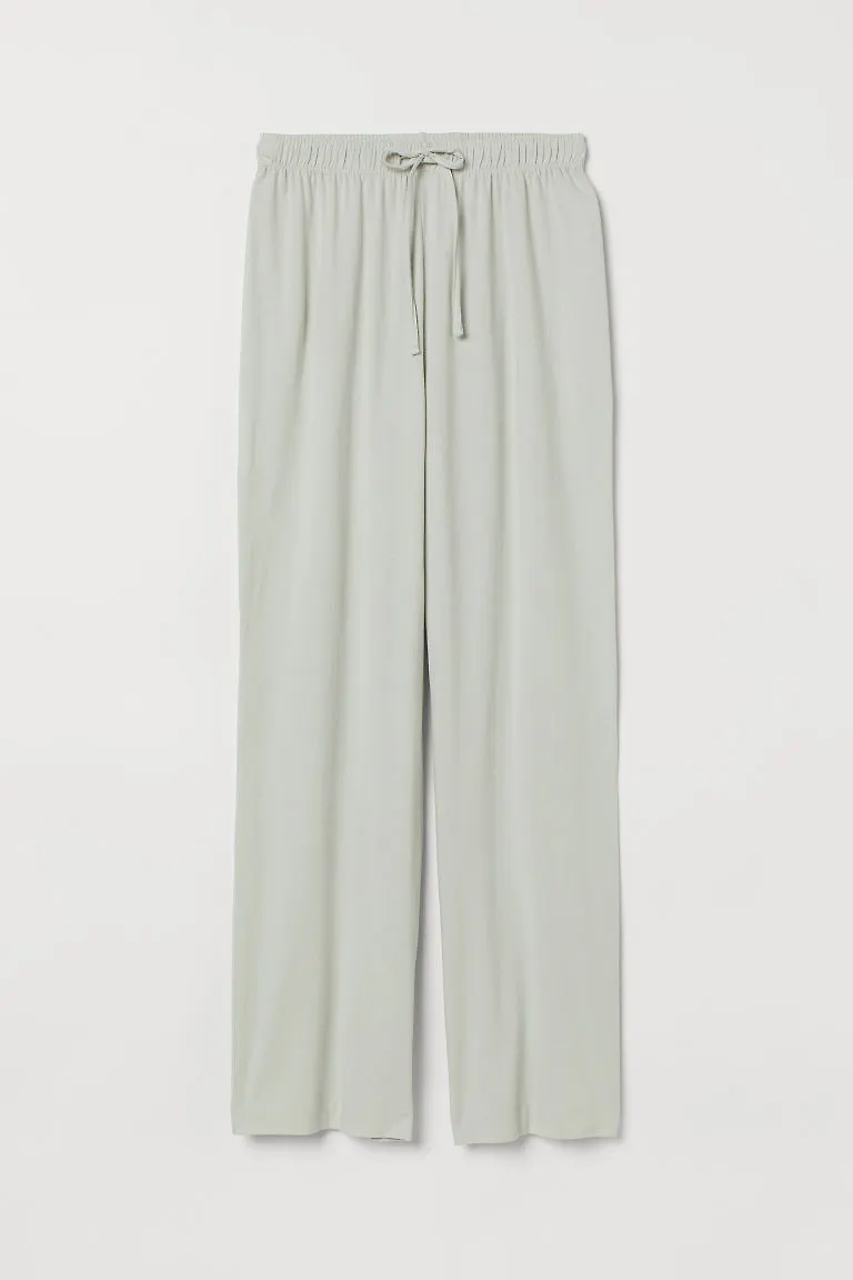 H & M - Vid pyjamasbyxa - Turkos