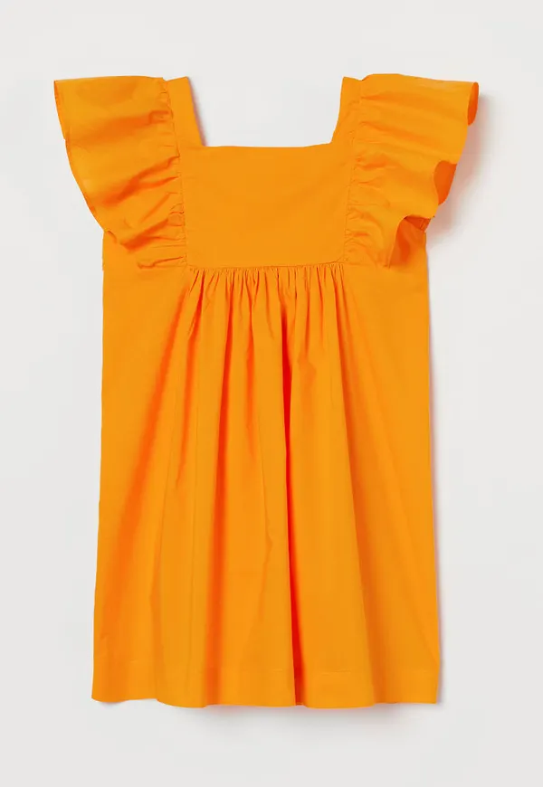 H & M - Volangklänning - Orange