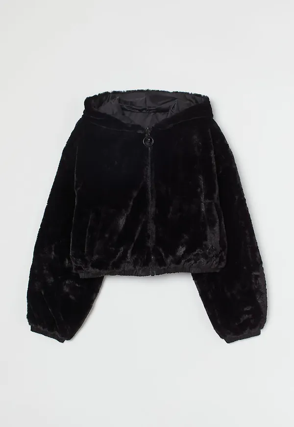 H & M - Vändbar jacka - Svart