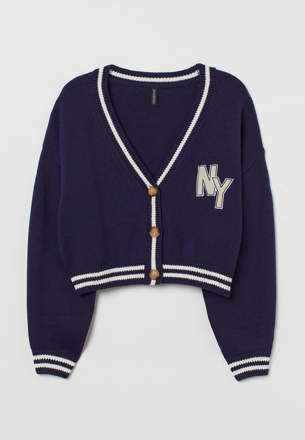 H&m+ Kort Kofta Mörkblå/ny i storlek XXL