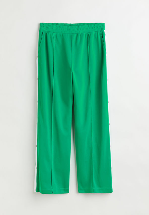 H&m+ Vid Tracksuit-byxa I Wct Grön/vit, Träningsbyxor i storlek XXL
