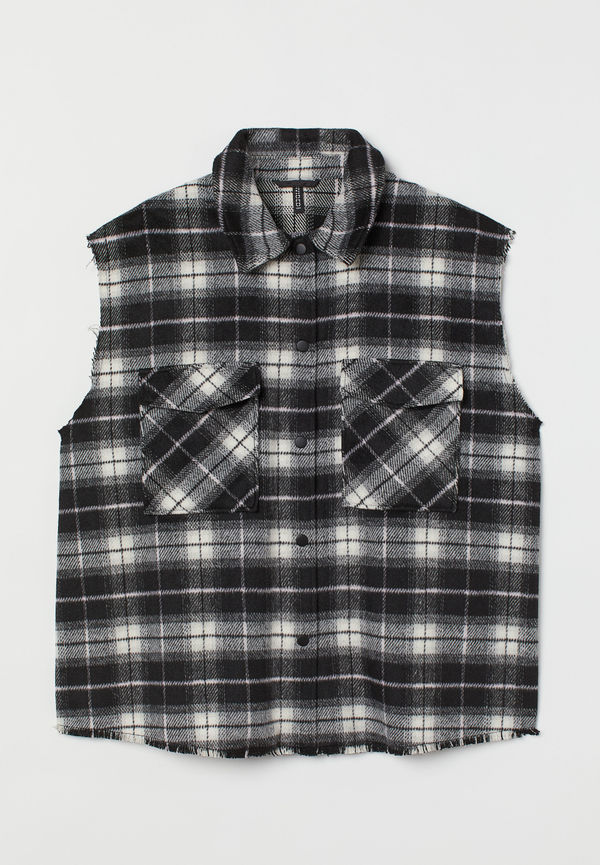 H&m+ Väst Svart/rutig, Västar i storlek XL