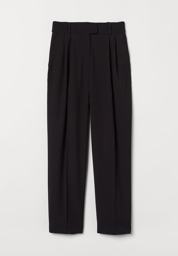 H&M Ankellång Byxa Svart, Byxor i storlek 34