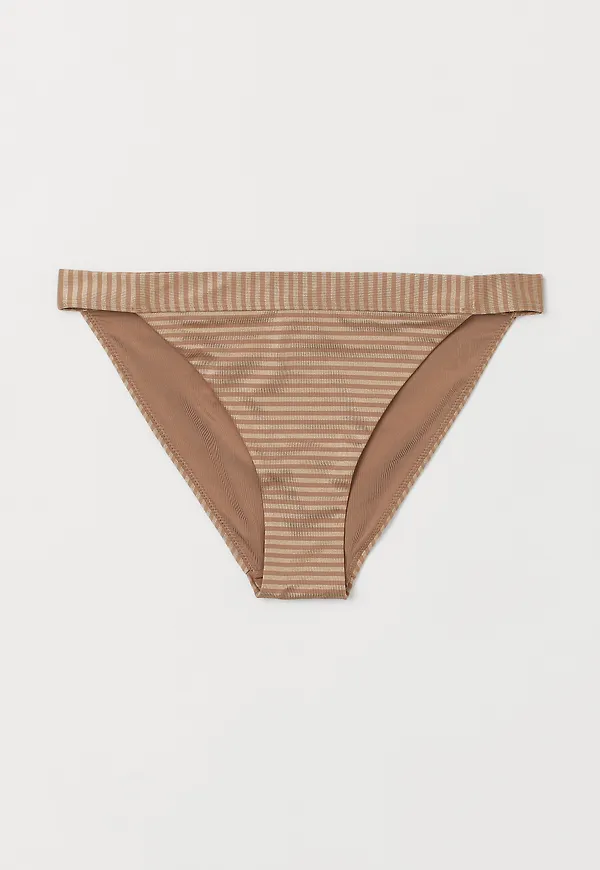 H&M Bikinitanga Mörkbeige/brons, Bikiniunderdelar i storlek 50