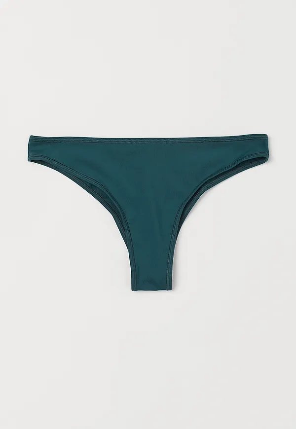 H&M Bikinitrosa Brazilian Mörkgrön, Bikiniunderdelar i storlek 50