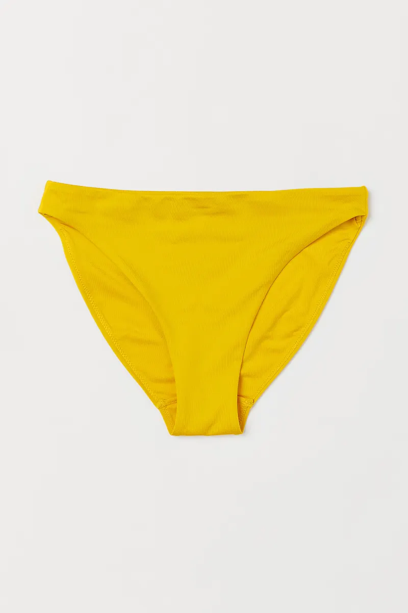 H&M Bikinitrosa High Leg Gul, Bikiniunderdelar i storlek 38