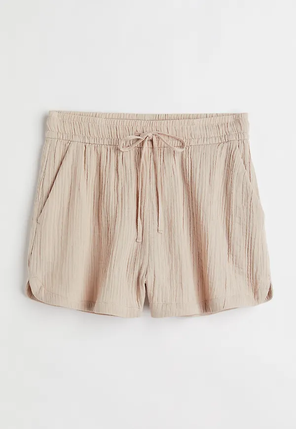 H&M Bomullsshorts Beige i storlek XL