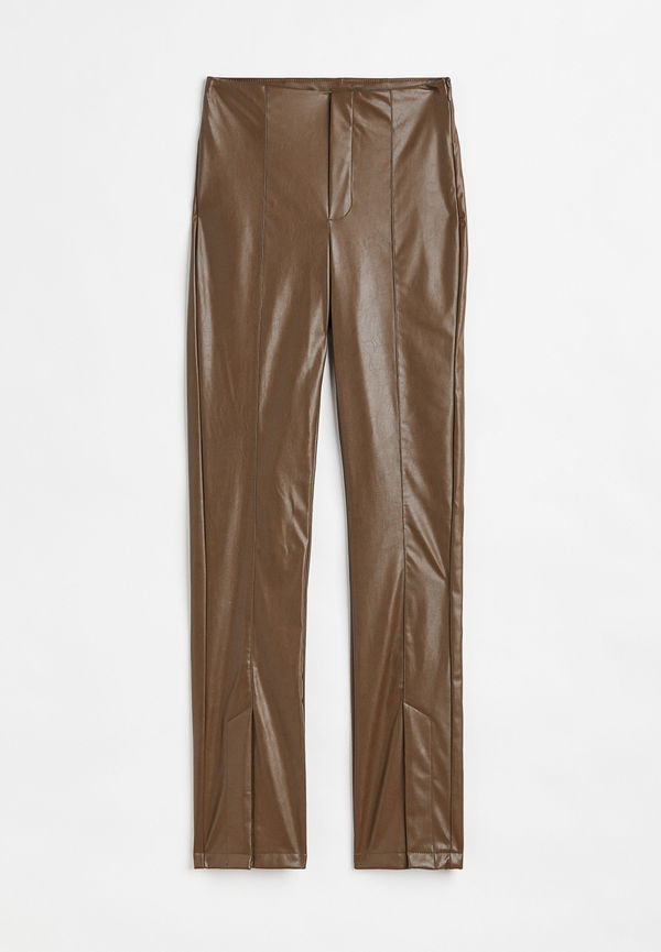 H&M Byxa Med Slits, Kostymbyxor i storlek 40 och färg Brun
