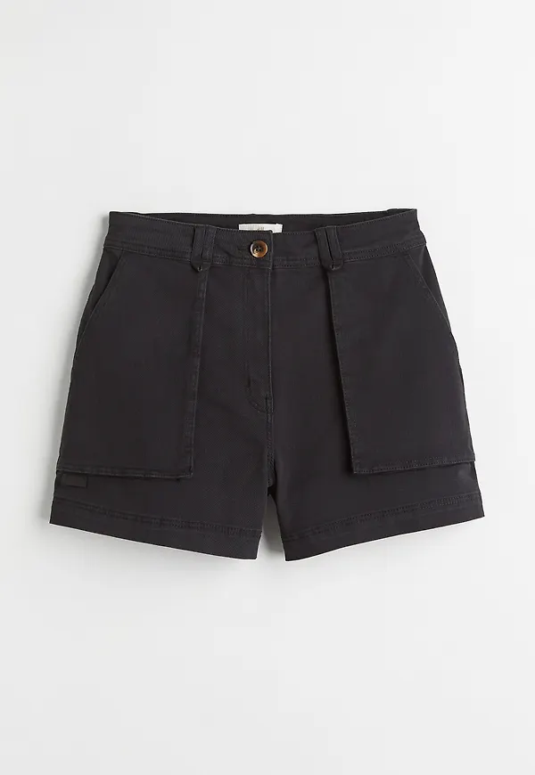 H&M Cargoshorts Svart i storlek 40