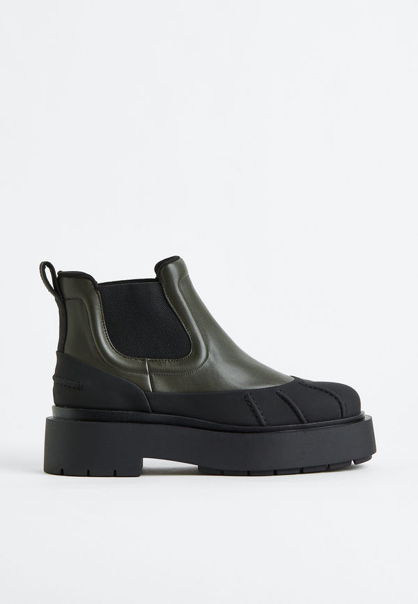 H&M Chunky Chelseaboots, Stövletter i storlek 38 och färg Grön