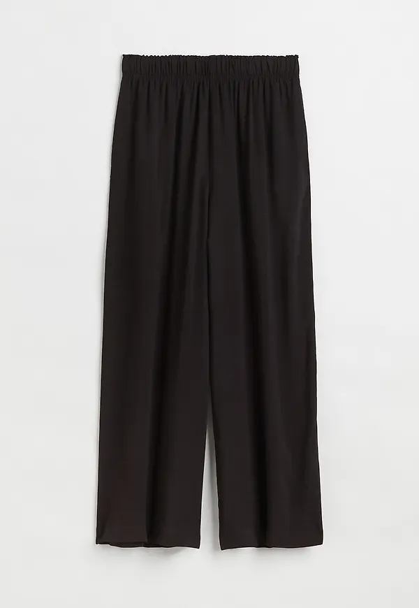 H&M Croppad Pull On-byxa Svart, Byxor i storlek XXXL
