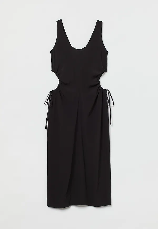 H&M Cut Out-klänning Svart, Vardagsklänningar i storlek XL