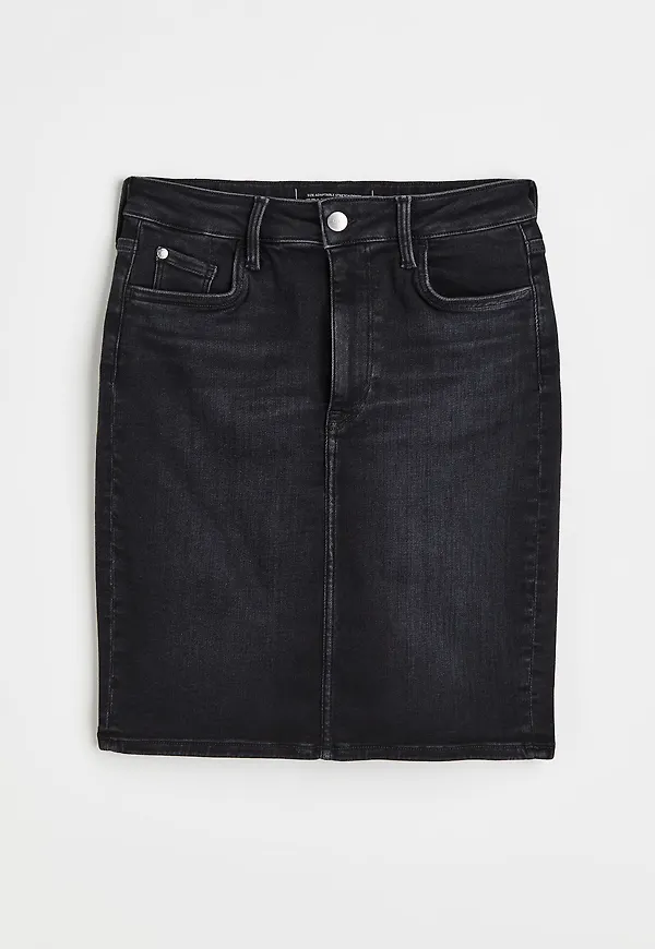 H&M Denimkjol True To You Svart, Kjolar i storlek XS