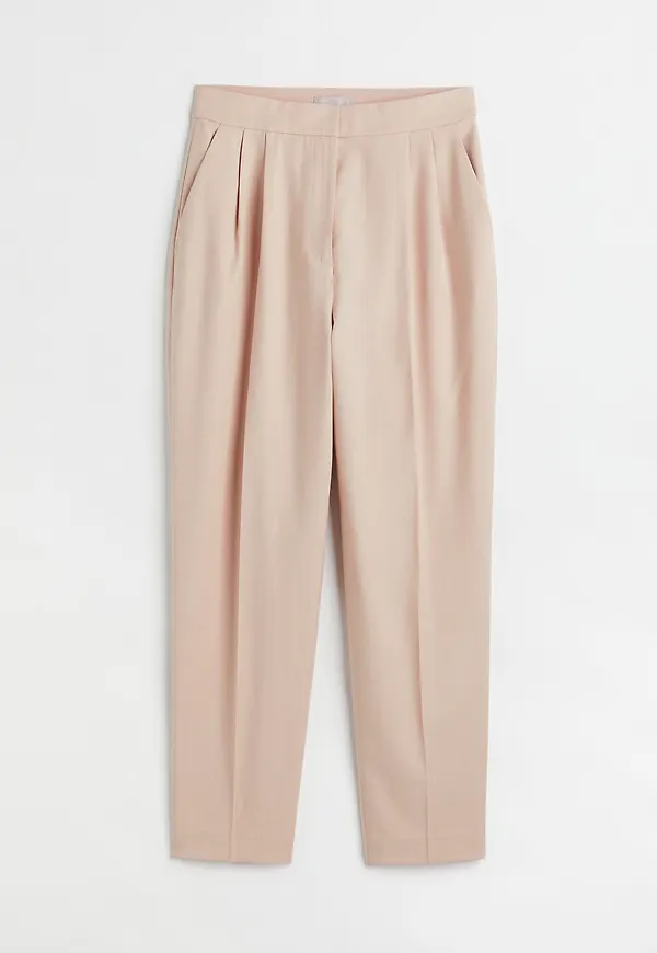 H&M Dressad Byxa Ljusrosa, Kostymbyxor i storlek 44