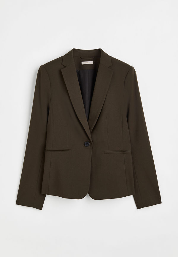 H&M Figursydd Kavaj Mörkgrön, Blazers i storlek 44