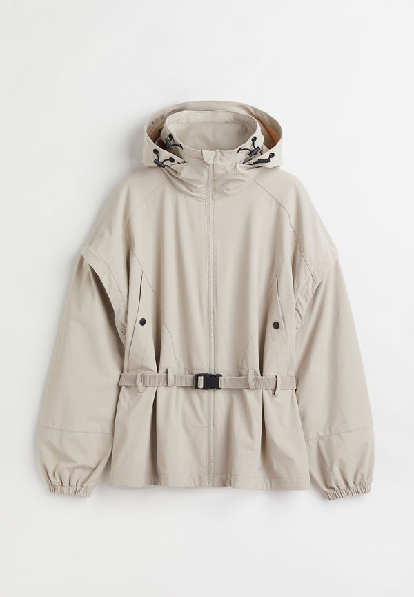 H&M Jacka Med Avtagbara Ärmar Ljusbeige, Funktionsjackor i storlek XL