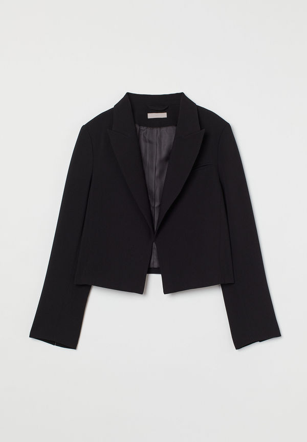 H&M Kort Kavaj Svart, Blazers i storlek 50
