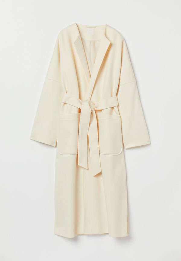 H&M Lång Kappa Ljusbeige, Kappor i storlek XXL