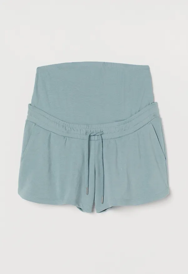 H&M Mama Sweatshirtshorts Turkos, Nederdelar i storlek XXL