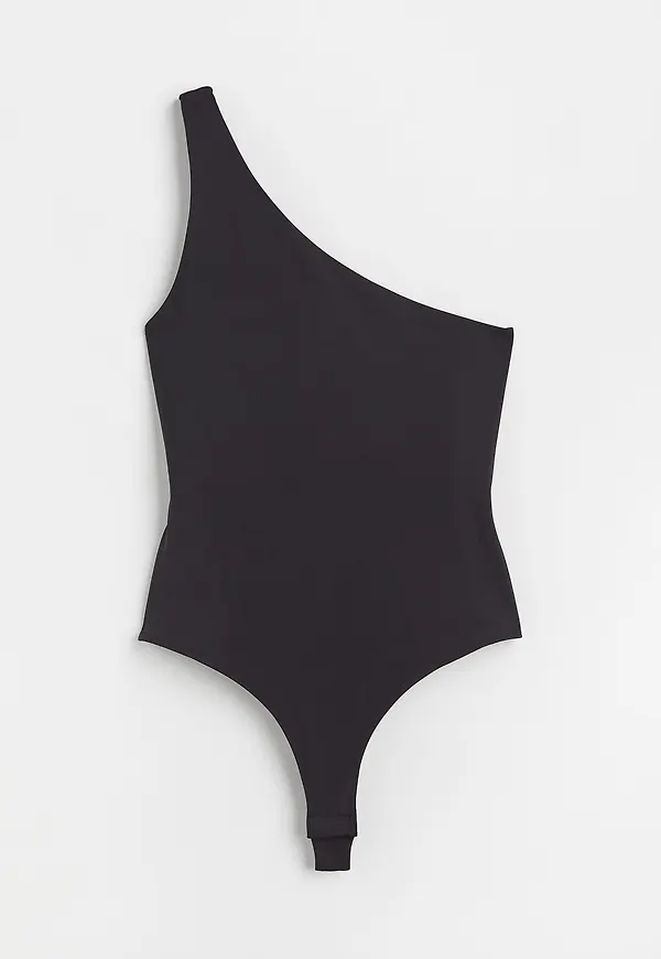 H&M One Shoulder-body Svart, Bodies i storlek XL