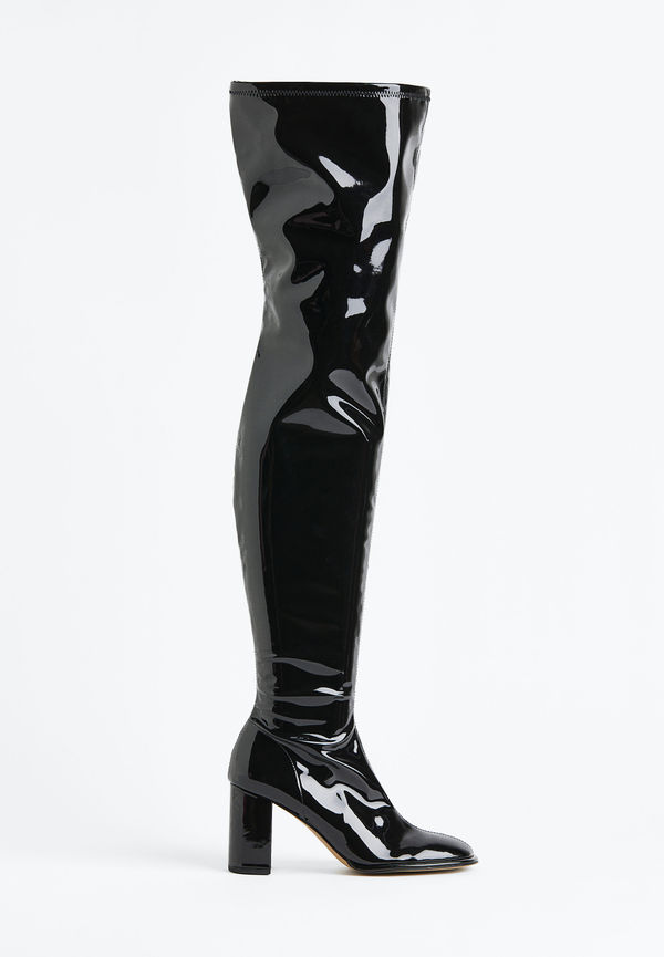 H&M Overknee-stövlar, Boots i storlek 35 och färg Svart