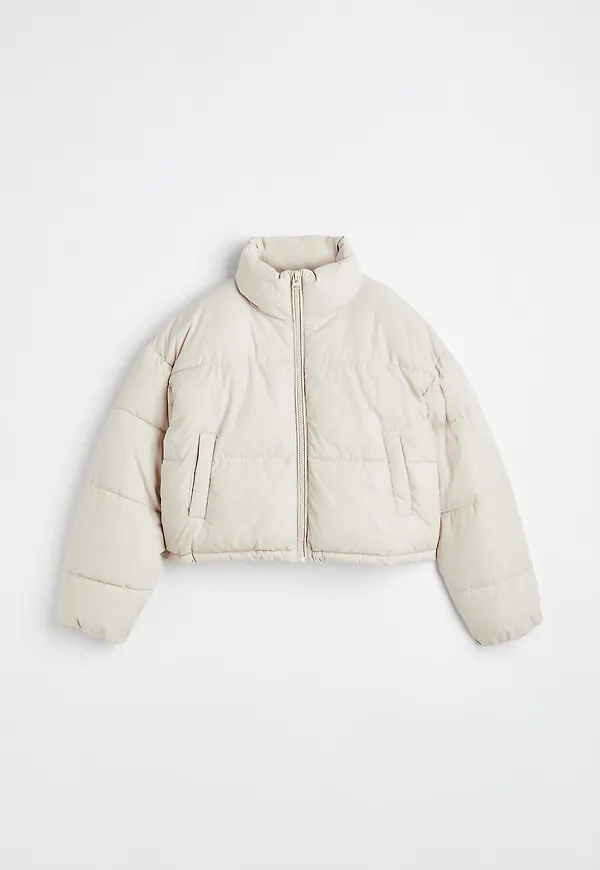 H&M Pufferjacka Ljusbeige, Jackor i storlek S