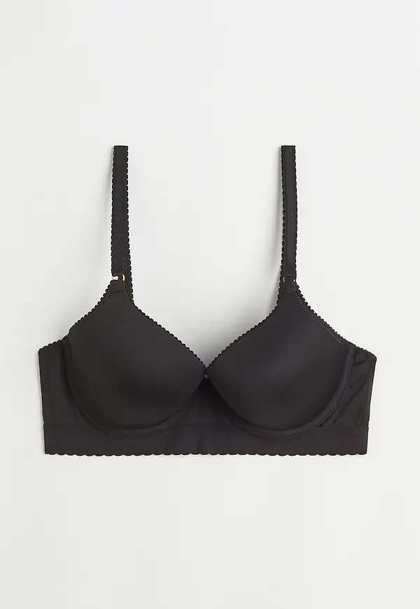 H&M Push Up-bh Svart, BHs i storlek 70B