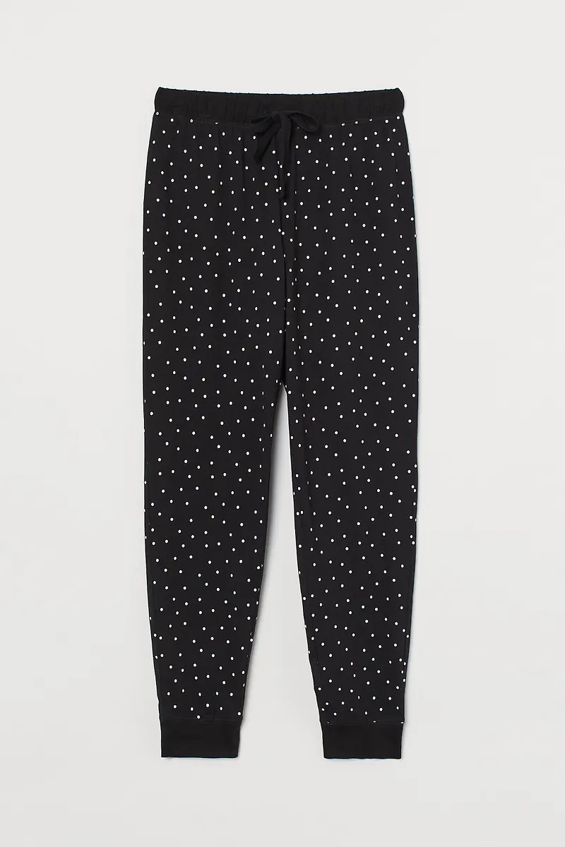 H&M Pyjamasbyxa Svart/vitprickig, Pyjamasunderdelar i storlek S