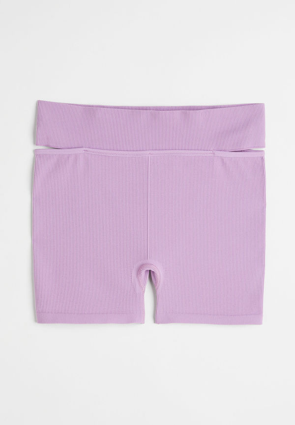 H&M Seamless Hotpants Ljuslila, Träningsshorts i storlek M