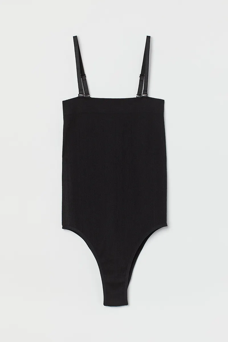 H&M Seamless Träningsbody Svart, Träningslinne i storlek XS